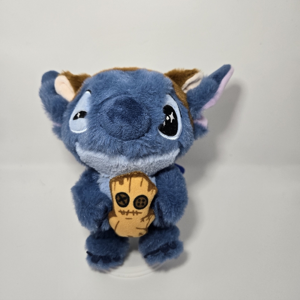 Marvel Stitch Rocket Raccoon Plush Keychain – With Box, Resealable Bag & Card